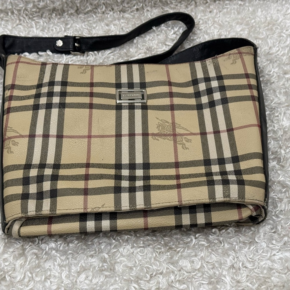 Burberry Checkered Shoulder Bag - Picture 10 of 16